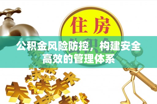 石阡公积金风险防控，构建安全高效的管理体系