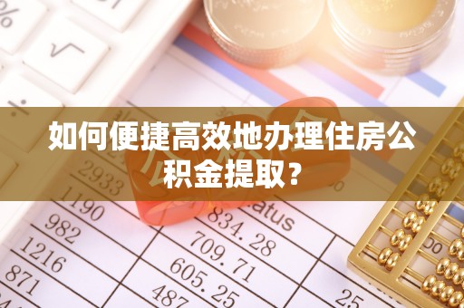石阡如何便捷高效地办理住房公积金提取？