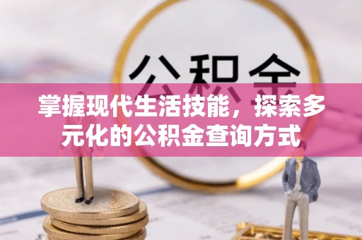 石阡掌握现代生活技能，探索多元化的公积金查询方式